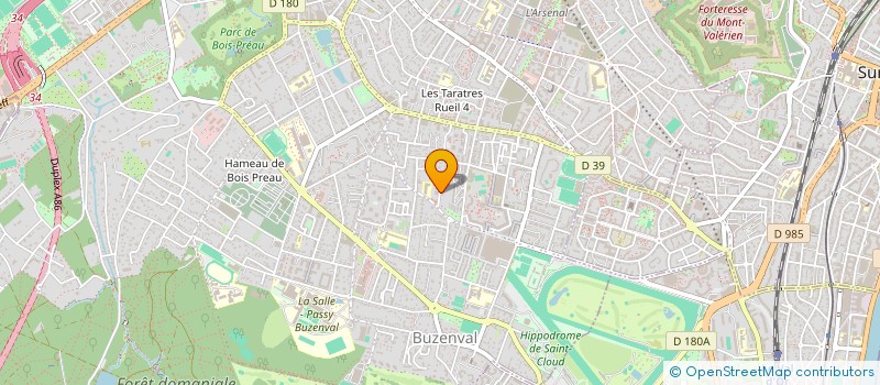 localisation de l'entreprise ISA BELLE-PIERRE  BOUGIVAL