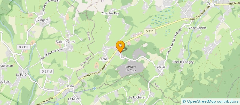 localisation de l'entreprise ISA BELLES RENCONTRES  CUSY