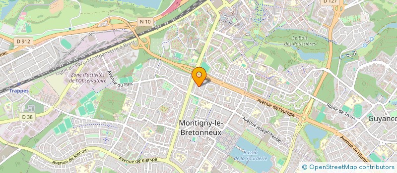 localisation de l'entreprise ISA-BRI-YAN  MONTIGNY-LE-BRETONNEUX