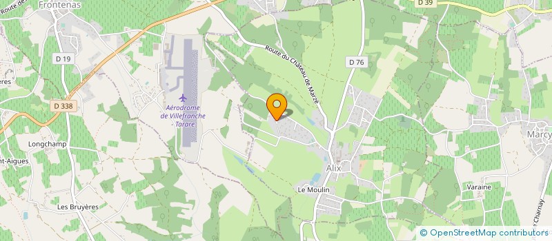 localisation de l'entreprise ISA & CO  ALIX