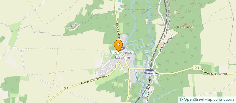 localisation de l'entreprise ISA & CO  GIRONVILLE-SUR-ESSONNE