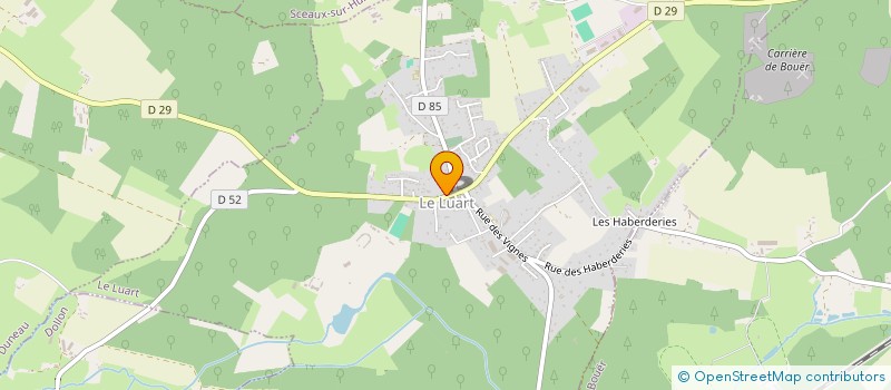 localisation de l'entreprise ISA COIFF à LAVARE