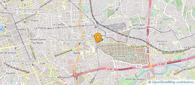localisation de l'entreprise ISA COMMUNICATION à MARSEILLE