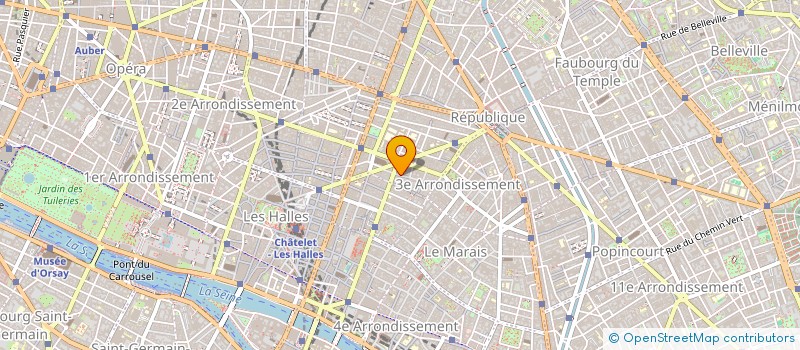 localisation de l'entreprise ISA CUIR à PARIS