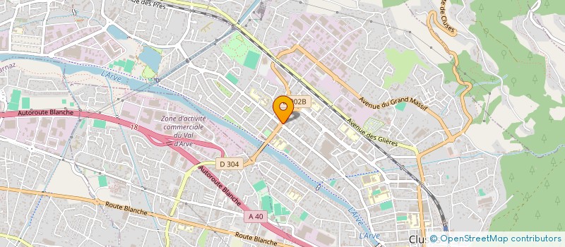 localisation de l'entreprise ISA DECOR  CLUSES