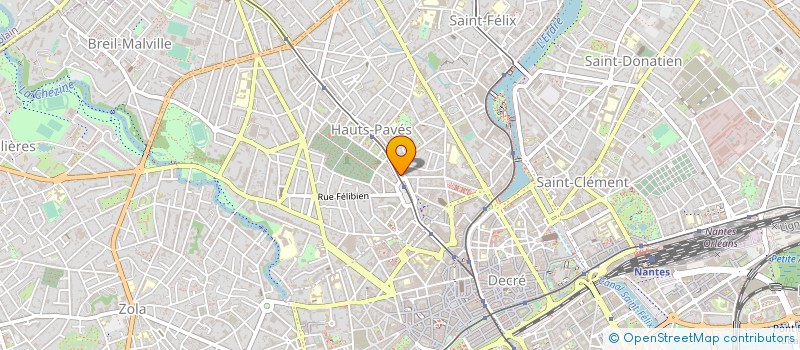 localisation de l'entreprise ISA DIFFUSUION à NANTES