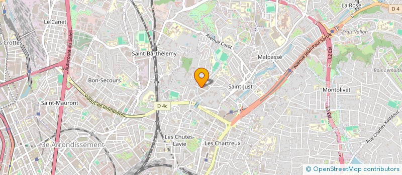 localisation de l'entreprise ISA ELEC  MARSEILLE