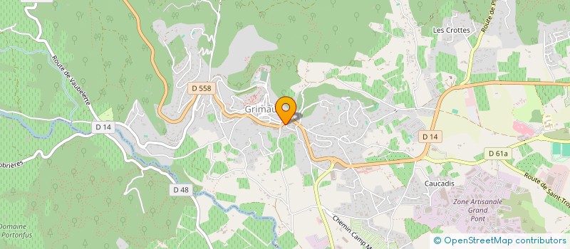 localisation de l'entreprise ISA ET CIE à GRIMAUD