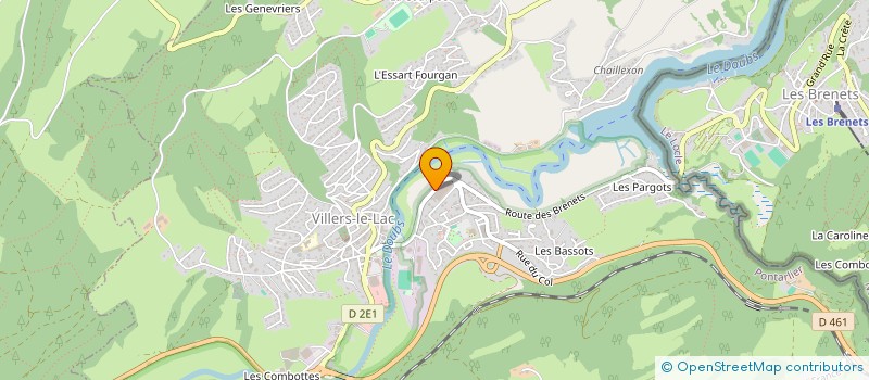 localisation de l'entreprise ISA FRANCE à VILLERS-LE-LAC