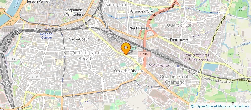 localisation de l'entreprise ISA IMMOBILIER  AVIGNON