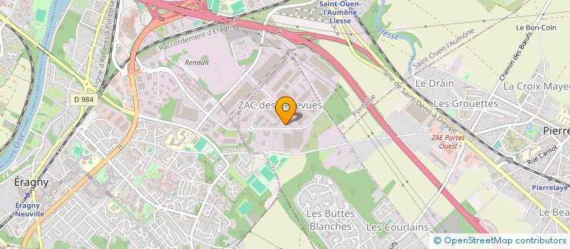 localisation de l'entreprise ISA - INTERIOR SPATIAL ARTWORK  HERBLAY-SUR-SEINE