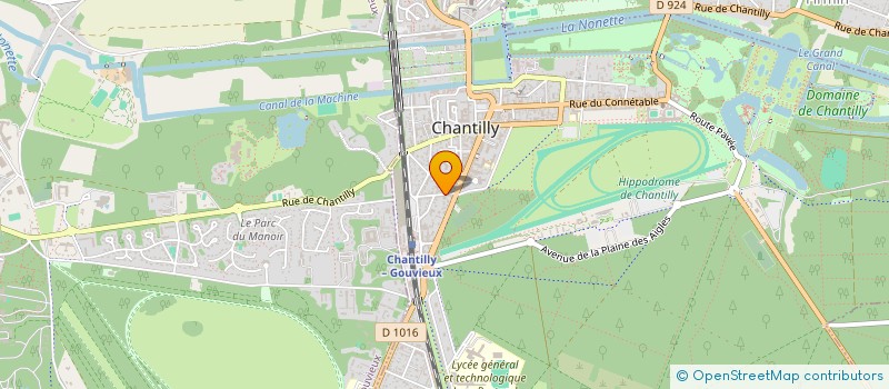 localisation de l'entreprise ISA INVEST  CHANTILLY