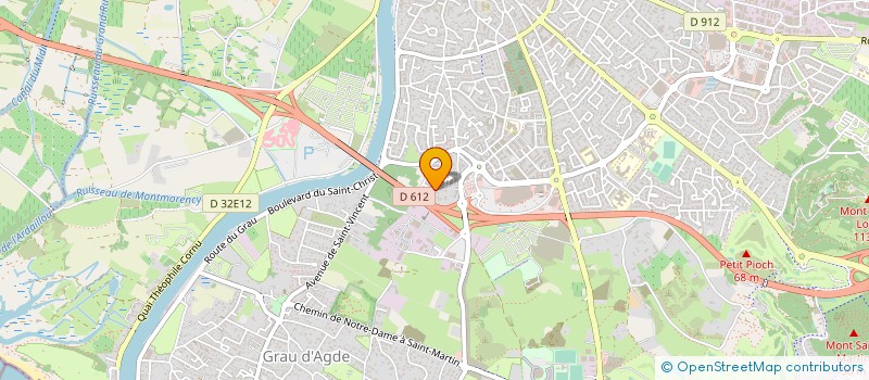 localisation de l'entreprise ISA MORPHOZ  AGDE