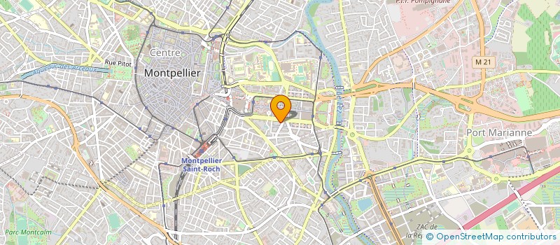 localisation de l'entreprise ISA NET SERVICES à MONTPELLIER