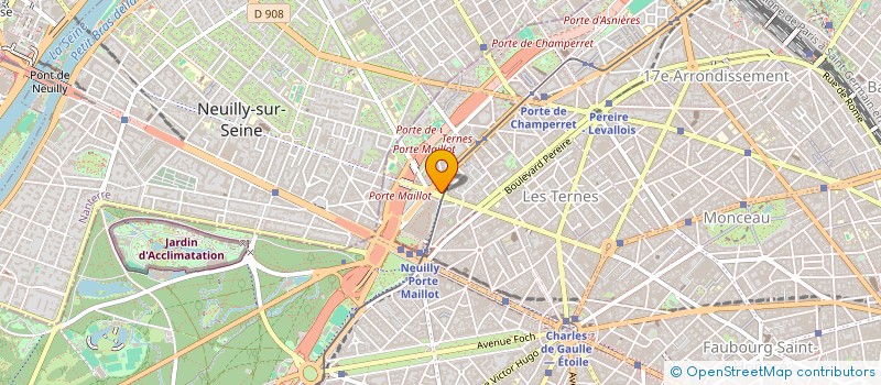 localisation de l'entreprise ISA PARIS XVII  PARIS