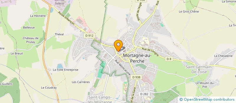 localisation de l'entreprise ISA PLUS à MORTAGNE-AU-PERCHE