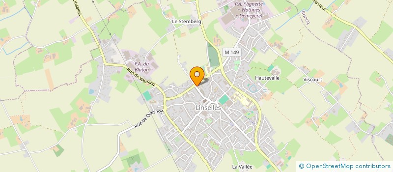 localisation de l'entreprise ISA-PLUS  LINSELLES