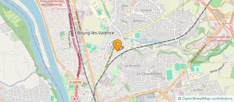 localisation de l'entreprise ISA PRESTIGE ACCESSOIRES AUTOMOBILE  BOURG-LES-VALENCE