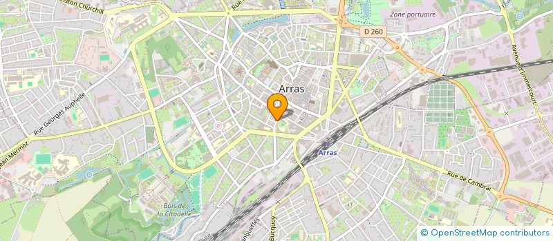 localisation de l'entreprise ISA-SOCIAL à ARRAS