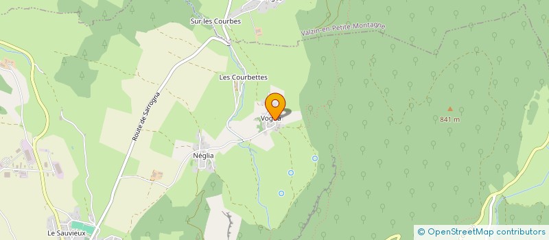 localisation de l'entreprise ISA TAXI 39  ARINTHOD