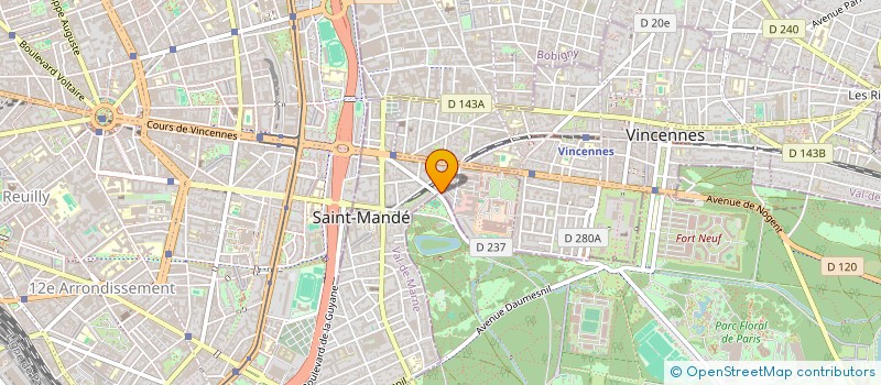 localisation de l'entreprise ISA TAXI  SAINT-MANDE