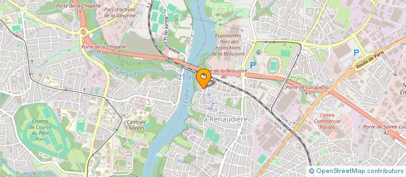 localisation de l'entreprise ISAA-ERDRE à NANTES