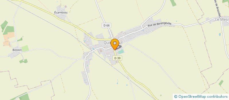 localisation de l'entreprise ISAA-TECH à QUITTEBEUF
