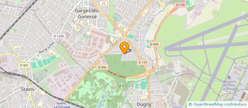 localisation de l'entreprise ISAAC à GARGES-LES-GONESSE