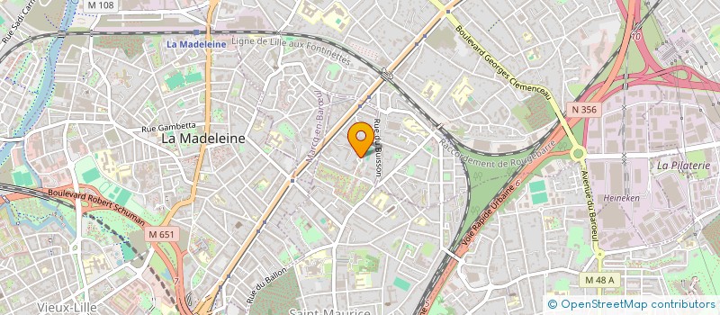 localisation de l'entreprise ISAAC à LILLE