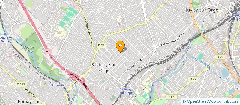 localisation de l'entreprise ISAAC  SAVIGNY-SUR-ORGE