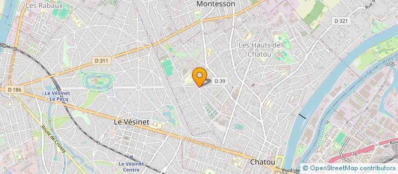 localisation de l'entreprise ISAAC  CHATOU