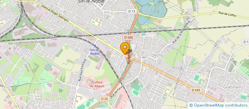 localisation de l'entreprise ISAAC  SIN-LE-NOBLE