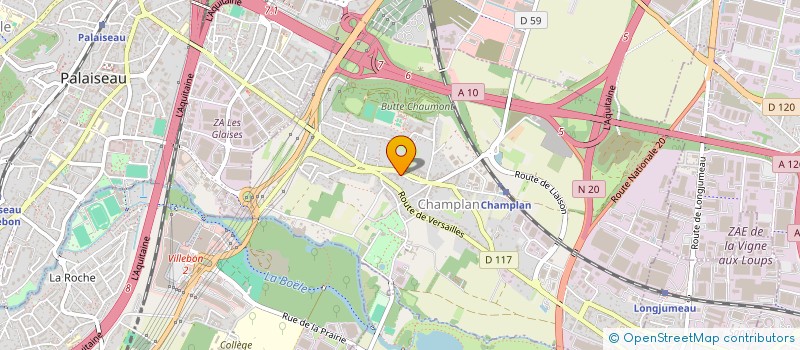 localisation de l'entreprise ISAAC DL  CHAMPLAN