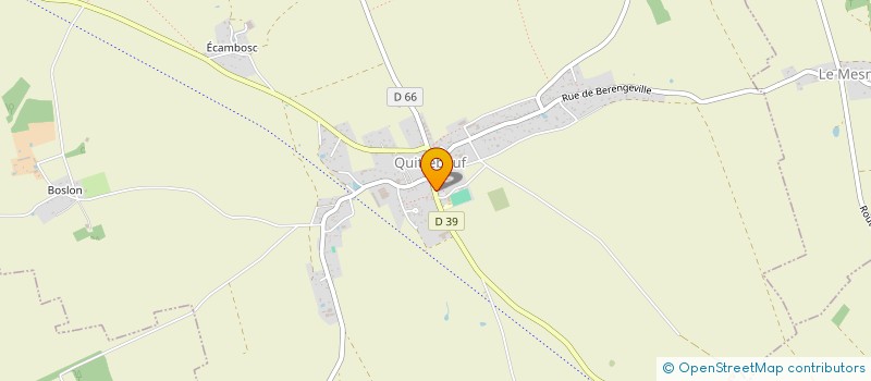 localisation de l'entreprise ISAAC IMMO  QUITTEBEUF