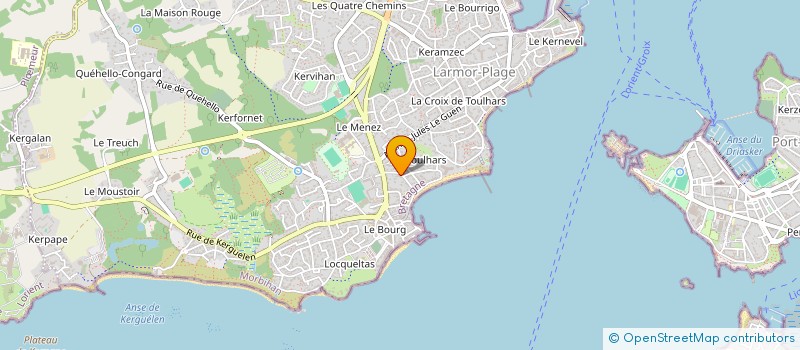 localisation de l'entreprise ISAACK  LARMOR-PLAGE