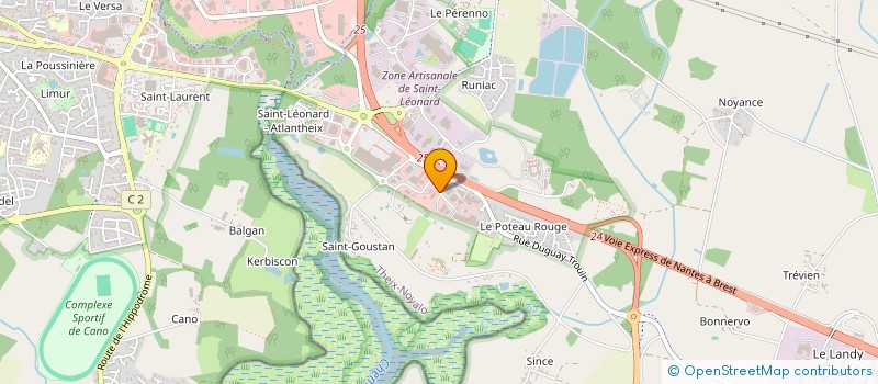 localisation de l'entreprise ISAACORP à THEIX-NOYALO