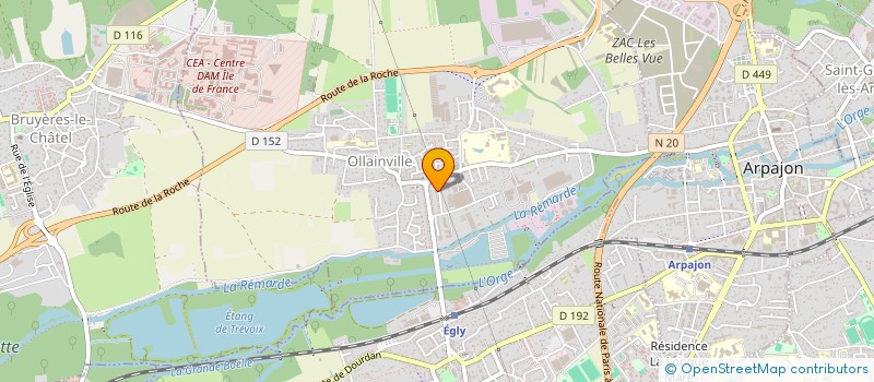 localisation de l'entreprise ISAACOU  OLLAINVILLE