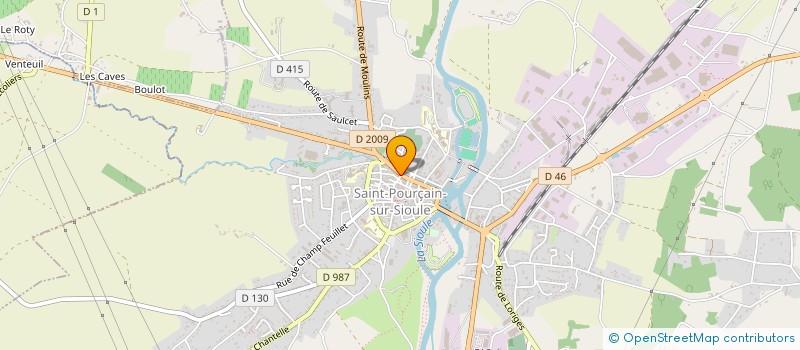 localisation de l'entreprise ISAAK  SAINT-POURCAIN-SUR-SIOULE