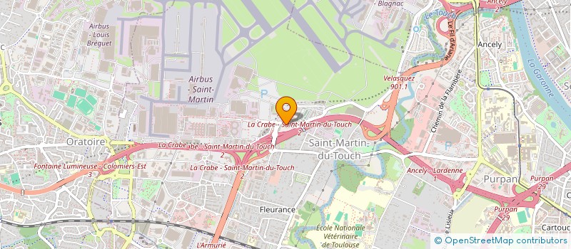 localisation de l'entreprise ISAAKAM  TOULOUSE