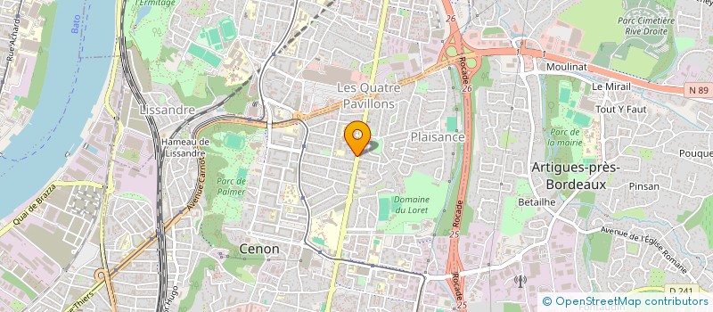 localisation de l'entreprise ISAAMS THE INTERNATIONAL SOCIETY OF ANATOMY FOR AESTHETIC MEDICINE AND SURGERY  CENON