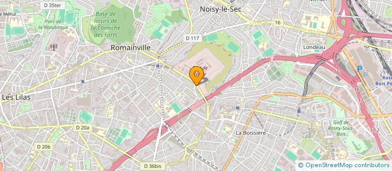 localisation de l'entreprise ISAB  PARIS