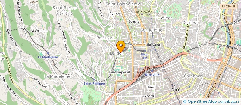 localisation de l'entreprise ISABAUT à NICE