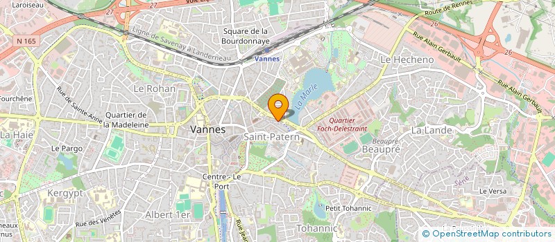 localisation de l'entreprise ISABEAULT à VANNES