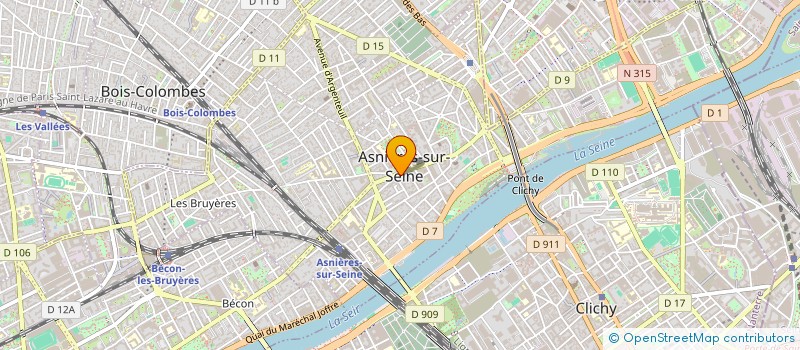 localisation de l'entreprise ISABEL à ASNIERES-SUR-SEINE