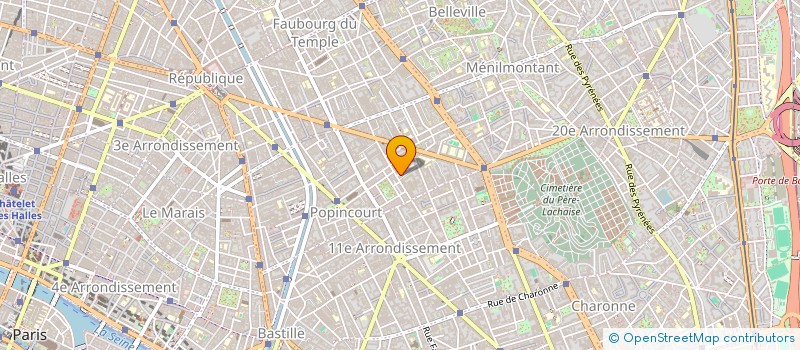 localisation de l'entreprise ISABEL DE PARIS  PARIS