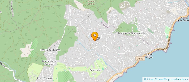 localisation de l'entreprise ISABELA à GRIMAUD