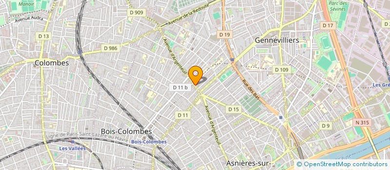 localisation de l'entreprise ISABELLA à ASNIERES-SUR-SEINE