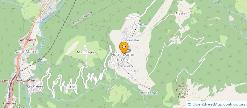 localisation de l'entreprise ISABELLA  SALINS-FONTAINE