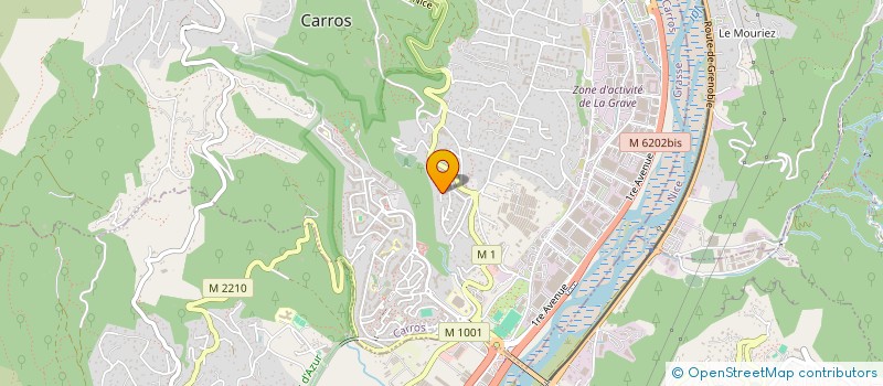 localisation de l'entreprise ISABELLA à CARROS