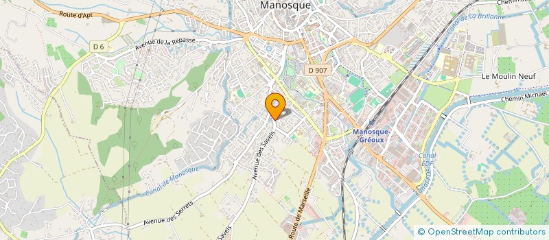 localisation de l'entreprise ISABELLA à MANOSQUE